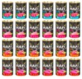 RAFI CAT wet cat food MIX OF FLAVORS 24x400 g