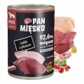 PAN MIĘSKO Karma mokra dla psa mix smaków 12 x 400g