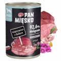 PAN MIĘSKO Karma mokra dla psa mix smaków 12 x 400g
