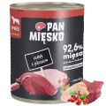 PAN MIĘSKO Karma mokra dla psa MIX Smaków 4 x 800g