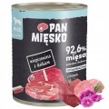 PAN MIĘSKO Karma mokra dla psa MIX Smaków 4 x 800g
