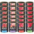 RAFI mokra karma dla psa MIX SMAKÓW 24x400g