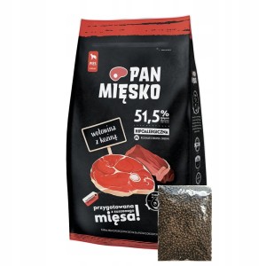 Pan Mięsko wołowina z koziną 3kg-na wagę
