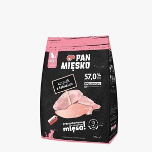 Karma dla kociąt Pan Mięsko królik kurczak 400g