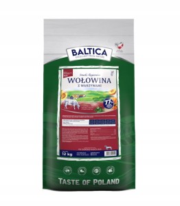BALTICA Smaki Regionów Wołowina z warzywami XS/S 12 kg