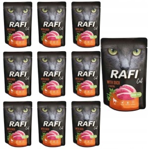 Rafi Cat saszetka kaczka 10 x 100 g