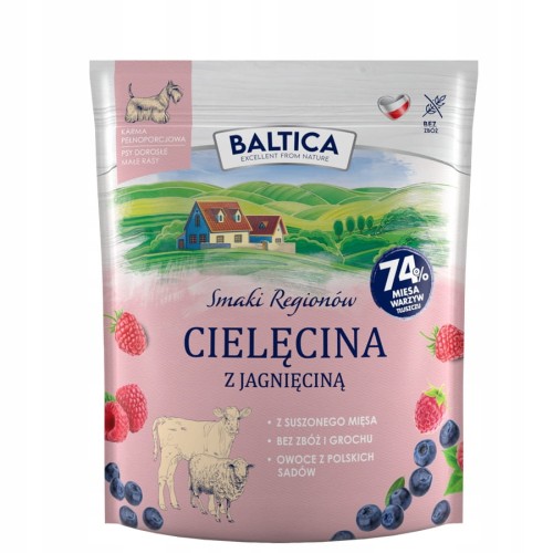 BALTICA small breed dog food GRAIN-FREE VEAL WITH LAMB 1kg