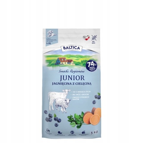 BALTICA Junior Jagnięcina z cielęciną XL 3kg