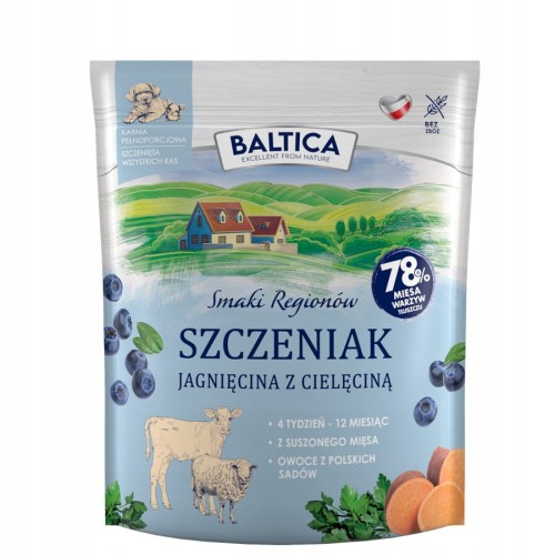 BALTICA PUPPY Jagnięcina z cielęciną 1kg