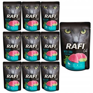RAFI CAT Karma mokra dla kota Dolina Noteci Tuńczyk 10 x 100g bezzbożowa